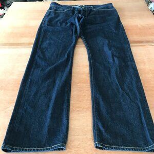 Levi's Made & Crafted Ruler Straight Jeans Men 36x31 Blue Button Fly Mid Rise